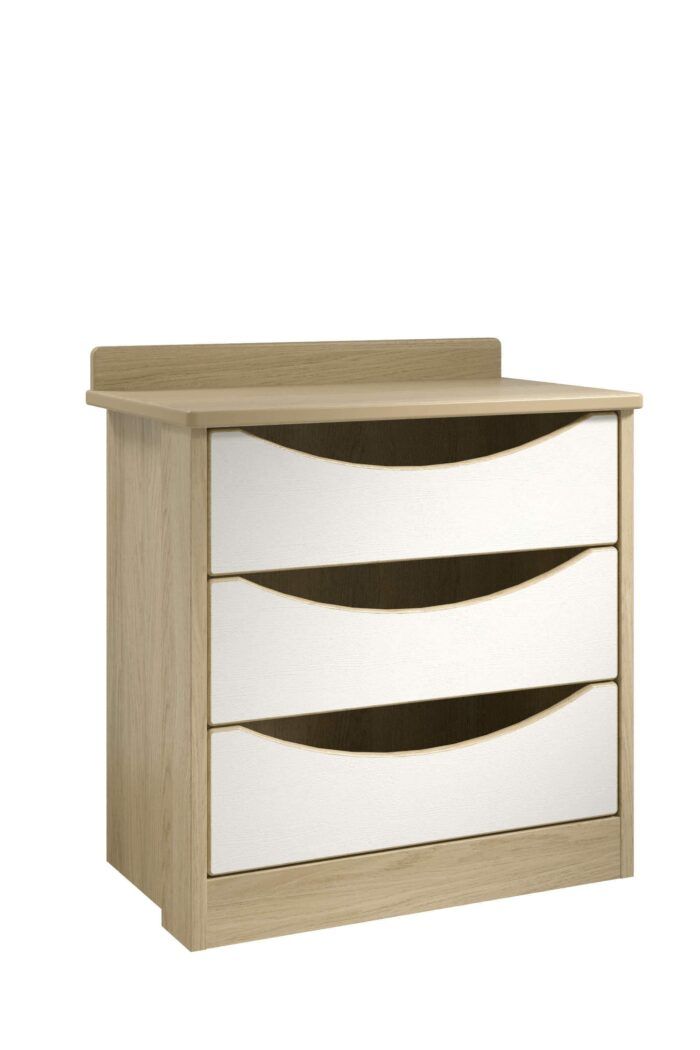 Dartford 3 Wide Drawer Dressing Table Height